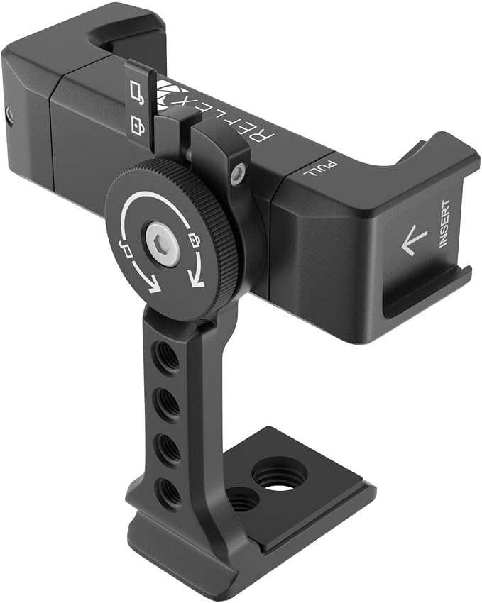 REFLEX CAMERA Metal Mobile Phone Tripod Mount, 360° Rotatable - Image 3