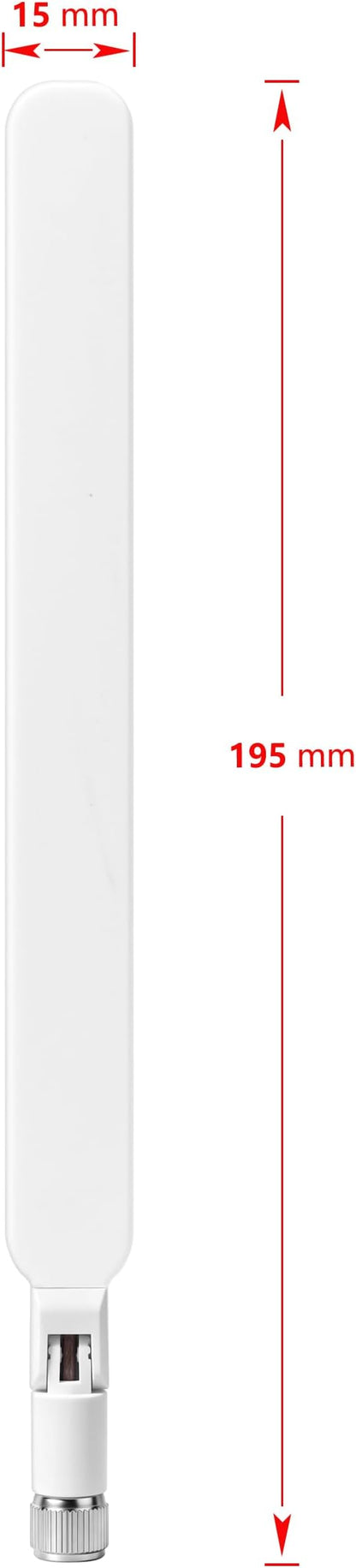 Dual Band 2.4GHz/5GHz 5.8GHz White WiFi Antenna - Image 4