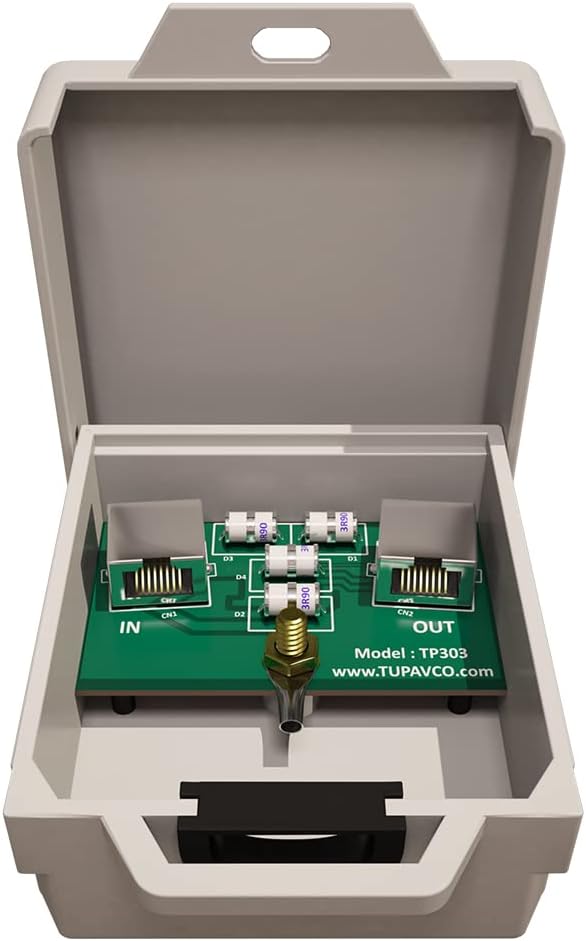 Outdoor Ethernet Surge Protector PoE+ Gigabit - Image 3