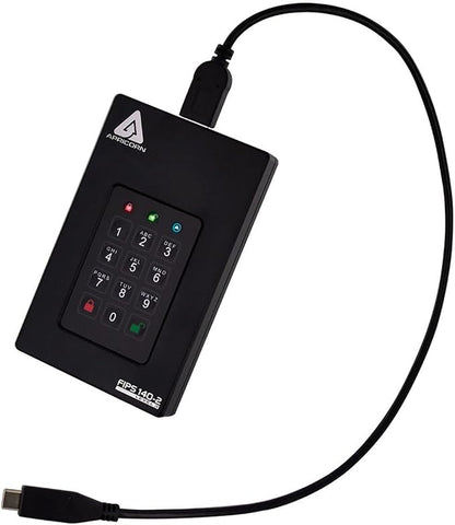 Apricorn 2TB Aegis Fortress L3- FIPS Level 3 Validated USB 3.0 Hardware - Image 3