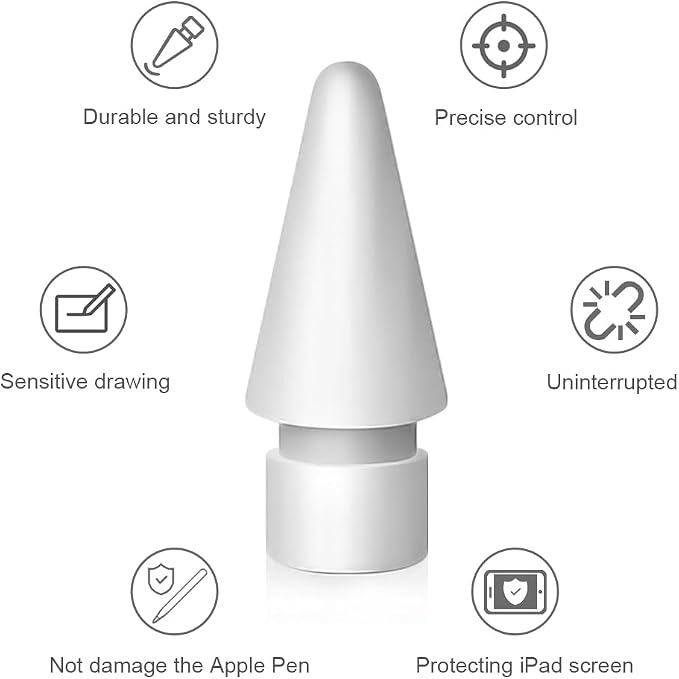 Replacement Tips for Apple Pencil 2nd Generation/ 1st Generation Tips, iPencil - Image 4