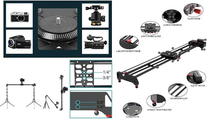 GVM Motorized Camera Slider, Support Video Mode, Time Lapse Photography - Image 4