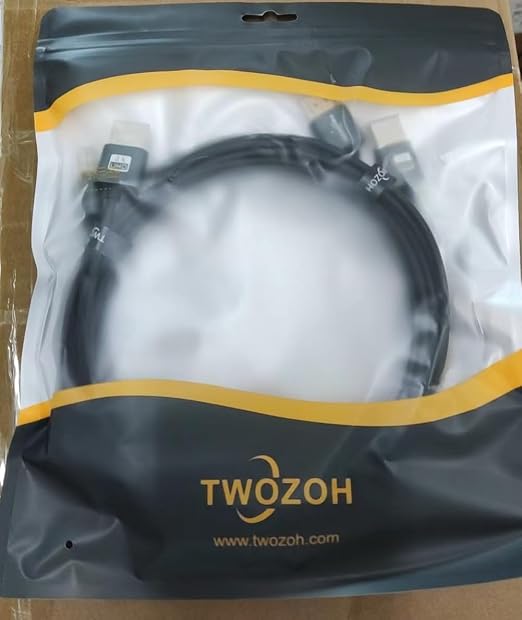 Twozoh Flexible & Slim HDMI Cable 10FT 2 Pack, Ultra Thin HDMI Cord Supports - Image 8