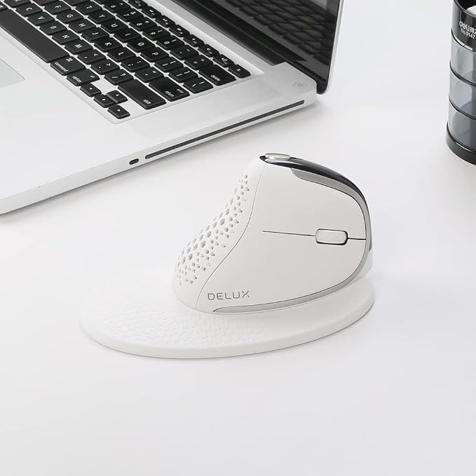 DeLUX Seeker Wireless Ergonomic Vertical Mouse - Image 8