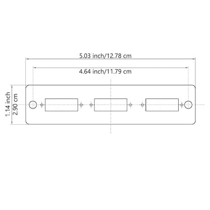 2-Pack LC/MM Fiber Patch Panel, 3 Multimode Gray 4 Channels LC Adapters - Image 7