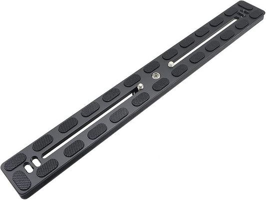 PU-350 350mm Universal Long Quick Release Plate Dual Dovetail Slide Rail by HITHUT