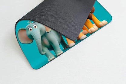 Square Mouse Pad Cute Animal-1, Gaming Mouse Pads - Image 4
