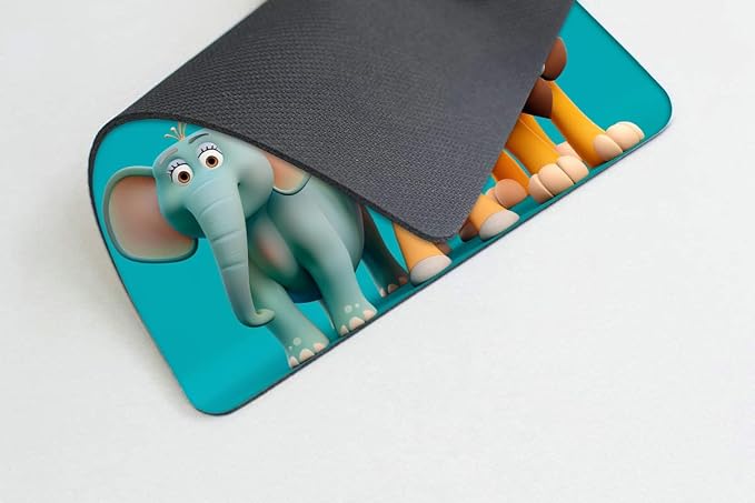 Square Mouse Pad Cute Animal-1, Gaming Mouse Pads - Image 3