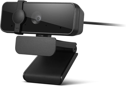 Lenovo HD 1080p Webcam- Black w/ 95° Wide Angle, 360° Rotation Pan & Tilt - Image 2