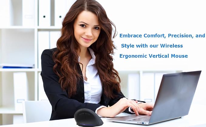 Wireless Mouse Ergonomic Vertical Mouse - Image 5