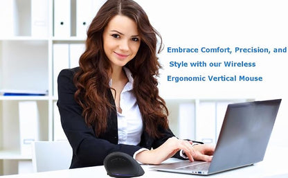 Wireless Mouse Ergonomic Vertical Mouse - Image 5