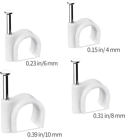 Cable Clips, 4mm 6mm 8mm 10mm, Wire Wall Clips - Image 7