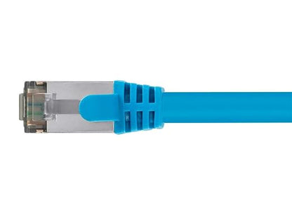 Monoprice Cat8 25ft Blue Patch Cable Double Shielded 26AWG 2GHz 40G Pure Bare - Image 3