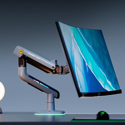 Gaming Monitor Arm for Flat/Ultrawide/Curved Monitors 32 to 60 inch, Heavy Duty - Image 2