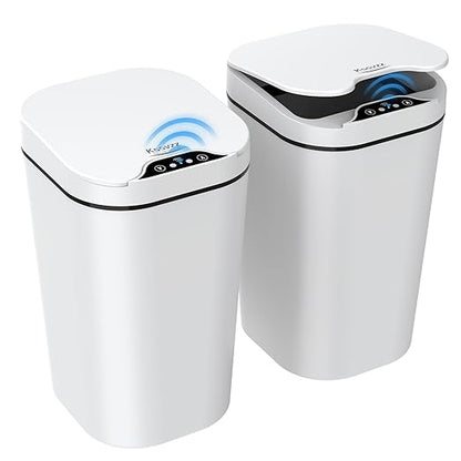 2 Pack Automatic Small Bathroom Trash Can by Kssvzz
