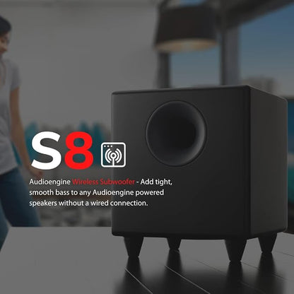 Audioengine S8 250W Wireless Subwoofer Kit - Image 7