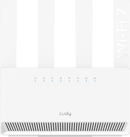 Cudy Dual Band BE3600 Wi-Fi 7 Router WR3600E 4 Gigabit Ports, 2.0 GHz Quad Core by Cudy