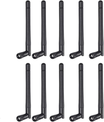 Bingfu Dual Band WiFi 2.4GHz 5GHz 5.8GHz 3dBi MIMO RP-SMA Male Antenna by Bingfu-AntennasConnectivity