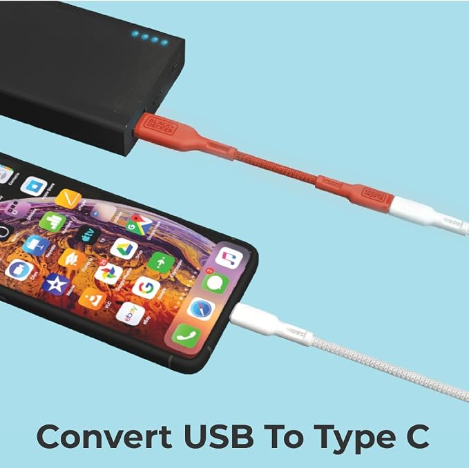 BLACK+DECKER USB C to USB Adapter, Type C Female to USBA Male OTG Cable USBA to - Image 6