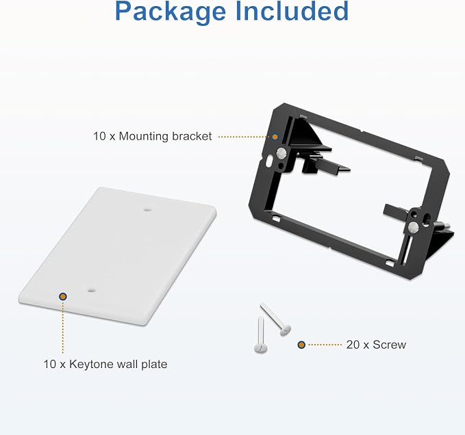 FGB Blank Device Keystone Wall Plate, - Image 5
