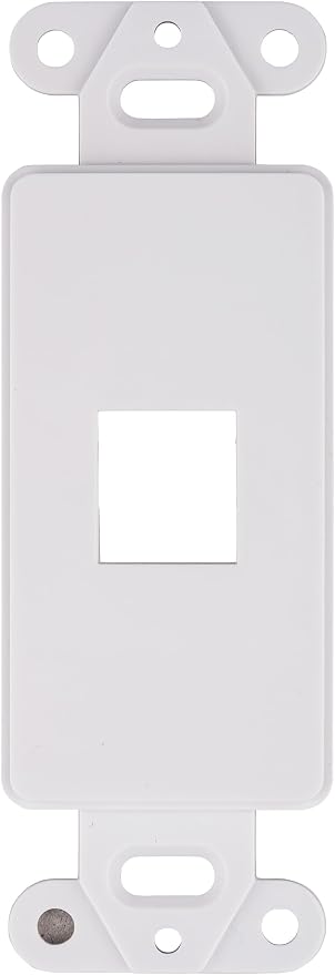 10 Pack Keystone Wall Plate 1 Port, Cat6 Cat5, Home & Office Installations - Image 6