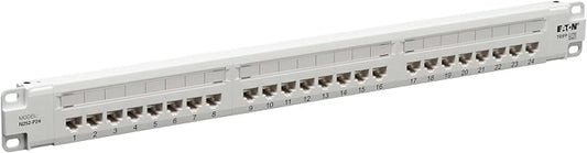 Tripp Lite Series 24-Port Patch Panel 1U Rack Mount, Cat6 RJ45 Ethernet by TrippLite