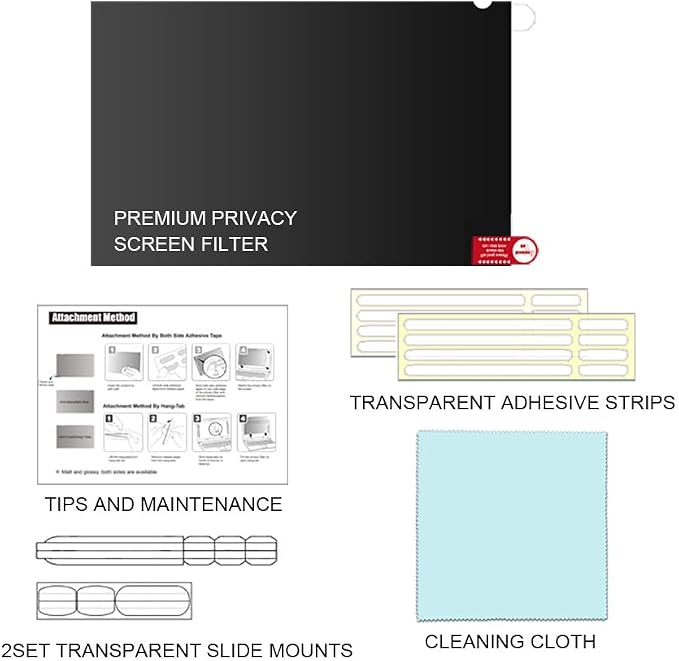 23 Inch - 16:9 Aspect Ratio - Computer Privacy Screen Filter - Image 8