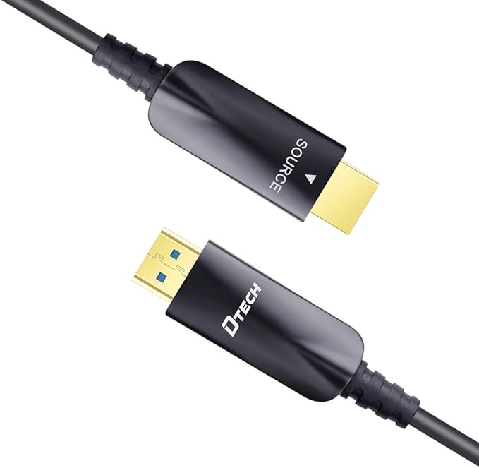 DTECH 50m Fiber Optic HDMI Cable 4K 60Hz 1080p Ultra HD Video 3D HDCP CEC High - Image 6