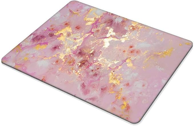 Rose Gold Marble Mouse pad Customized Mousepad Non-Slip Rubber Base Mouse Pads - Image 4