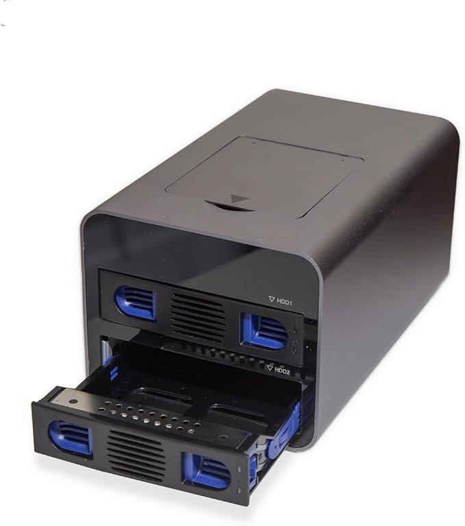 USB 3.2 Type-C 2 Bay 2.5 Inch and 3.5 Inch SATA Hard Drive + 2 Bay M.2 NMVe - Image 2