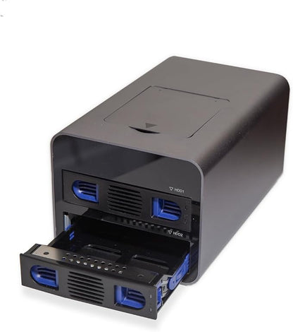 USB 3.2 Type-C 2 Bay 2.5 Inch and 3.5 Inch SATA Hard Drive + 2 Bay M.2 NMVe - Image 2
