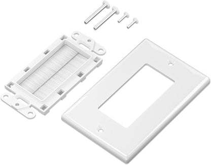 Iwillink Brush Wall Plate, Cable Pass Through Insert - Image 4