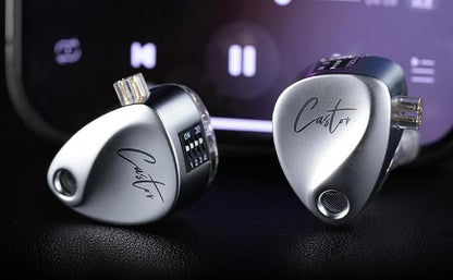 KZ Castor in Ear Monitor Headphones, HiFi Bass Wired Earphone Sound Tunable - Image 2