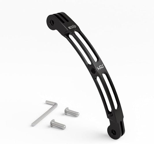 HSU Aluminum Alloy Curved Extension Arm Metal Pole Mount Helmet Stick Extension by HSU