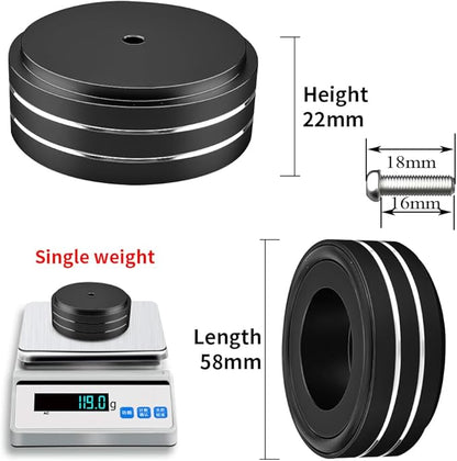 Viborg HiFi Speaker Spikes Isolation Feet Pads 58x22MM, 4X Audio Shock Absorber - Image 2