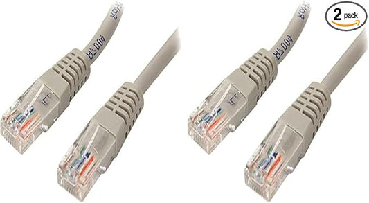 StarTech.com Cat5e Ethernet Cable - 7 ft Gray Patch Cable - Molded Short by StarTech