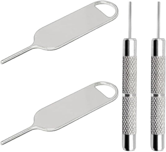 4 Pcs SIM Card Removal Openning Tool Tray Eject Pins Needle Opener Ejector by Unknown