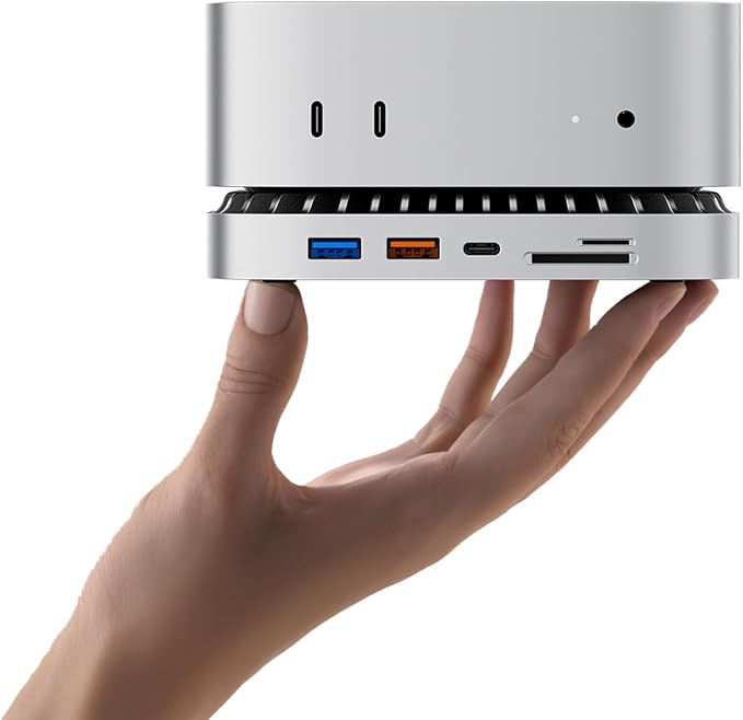 Mac mini M4 Dock, Aluminum Mac mini Stand and HDMI Hub - Image 7
