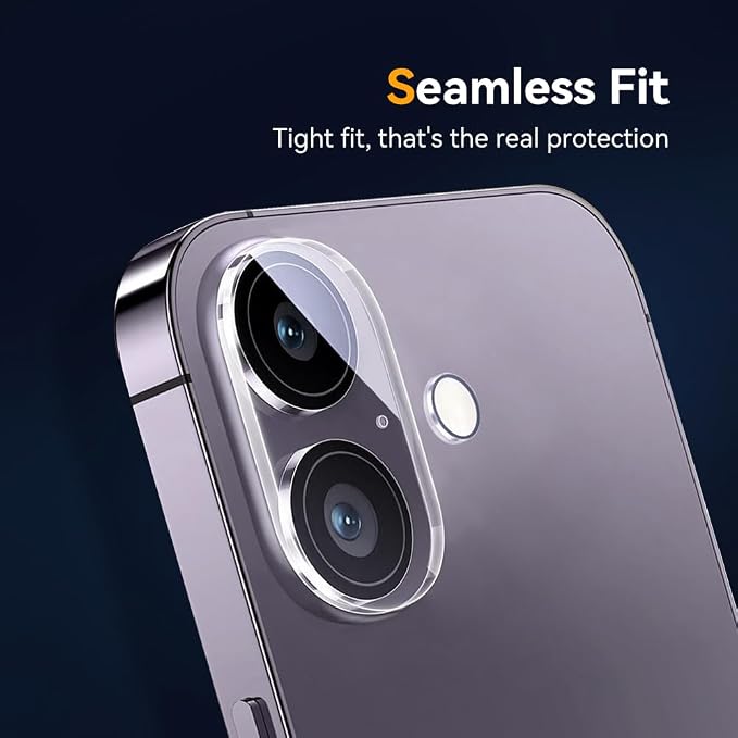 Camera Lens Protector for iPhone 16 6.1" / iPhone 16 plus 6.7", 9H Tempered - Image 6