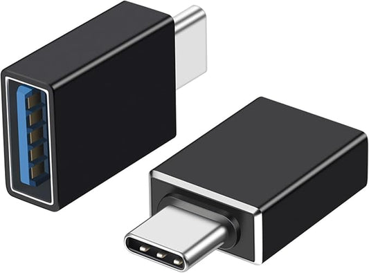 USB C Male to USB A Female Adapter, USB 3.2 GEN2 10Gbps High-Speed Data PD 60W by TAIBEYOR
