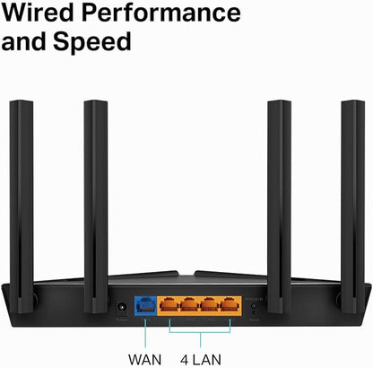 TP-Link Smart WiFi 6 Router – 4 Gigabit LAN Ports, Dual Band 802.11AX Router - Image 5