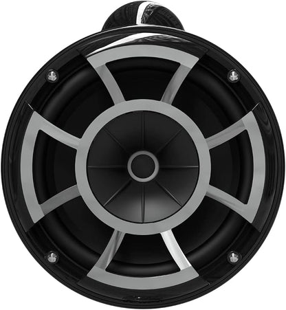 wet sounds Rev 8 Black V2 Revolution Series 8" Black Tower Speakers w/Fixed - Image 8