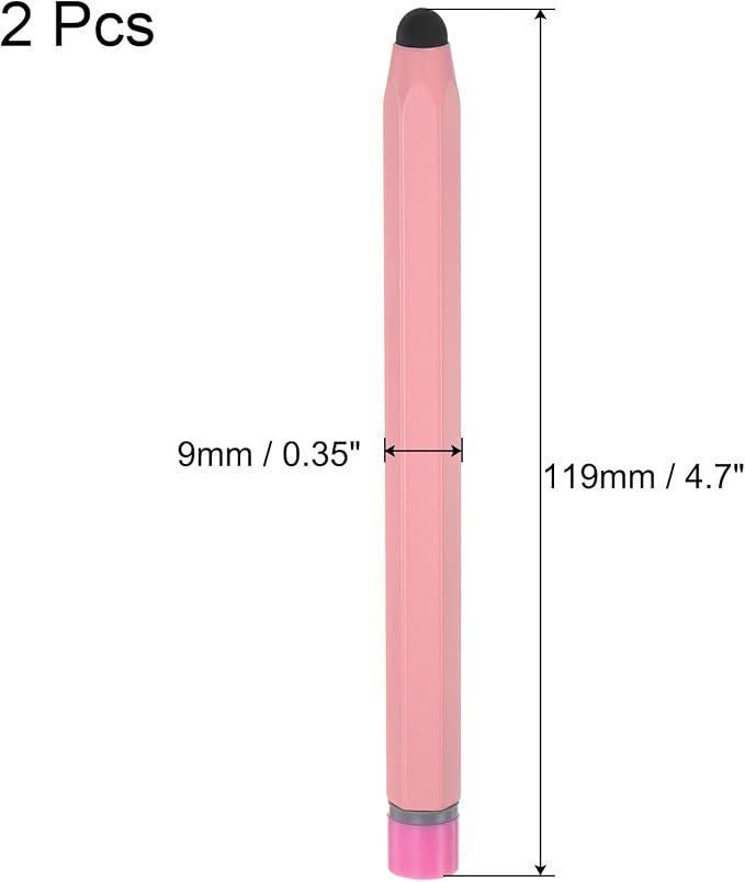 MECCANIXITY 2pcs Stylus Pens for Touch Screens Hexagon Crayon Stylus Pen - Image 2