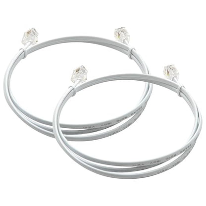 Phone Cable 3 Feet Short Telephone Line Cord by XANHAM