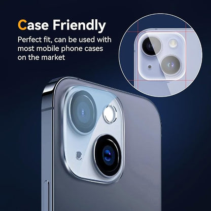 Camera Lens Protector for iPhone 13 6.1" / iPhone 13 Mini 5.4", 9H Tempered - Image 4