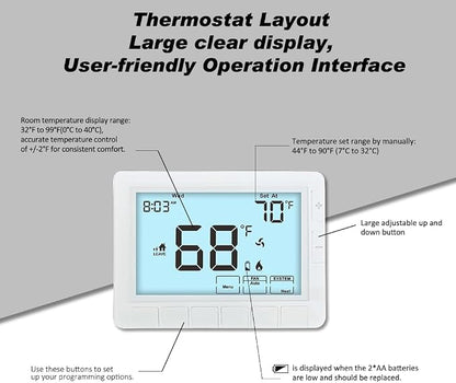 Programmable Auto Changeover Thermostat - Image 4