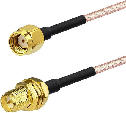 Bingfu WiFi Antenna Extension Cable RP-SMA Male to RP-SMA Female Bulkhead Mount - Image 8