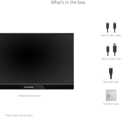 ViewSonic VG1655 15.6 Inch 1080p Portable Monitor - Image 2