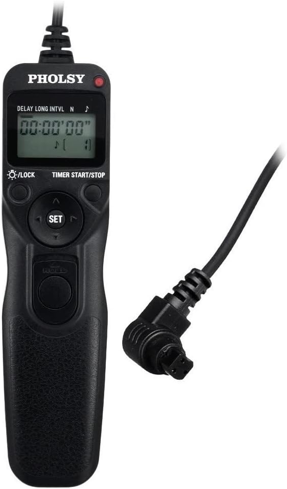 PHOLSY Camera Remote Shutter Release C8 Timer Shutter Release Cable - Image 7