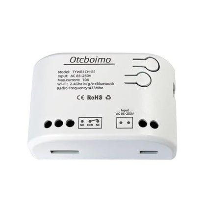 Smart WiFi Wireless Relay Switch Module, Tuya 1CH AC 85-250V/ USB 5V Smart Life by Otcboimo
